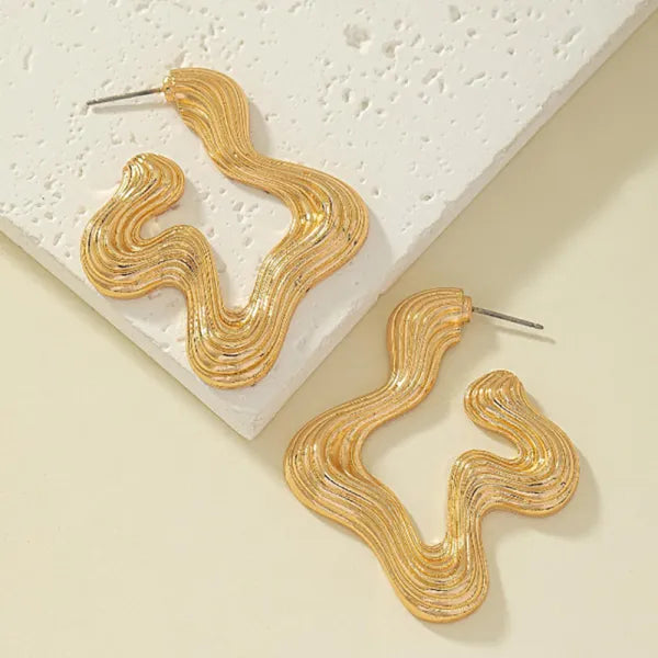 Twisted Hoop Earrings