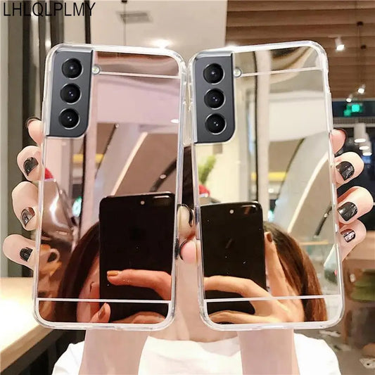 Phone Case With Makeup Mirror for Samsung Galaxy