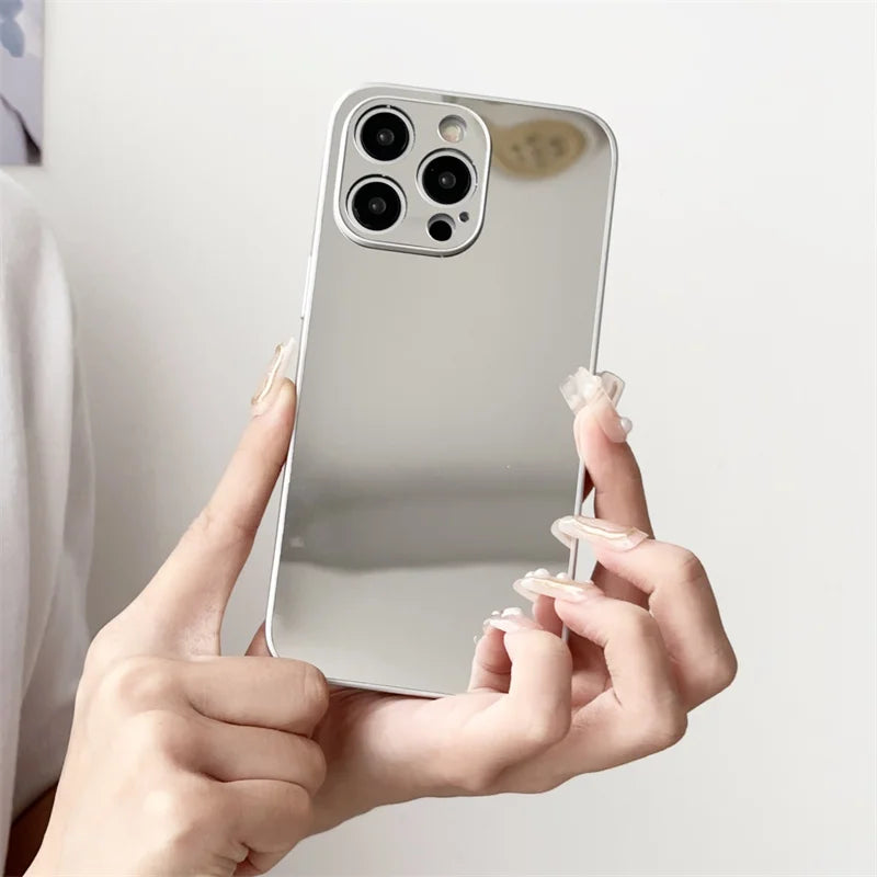 Luxury Make-up Mirror Phone Case For iPhone