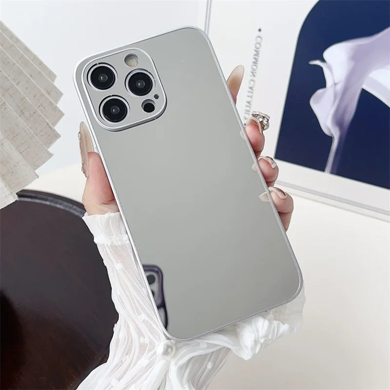 Luxury Make-up Mirror Phone Case For iPhone