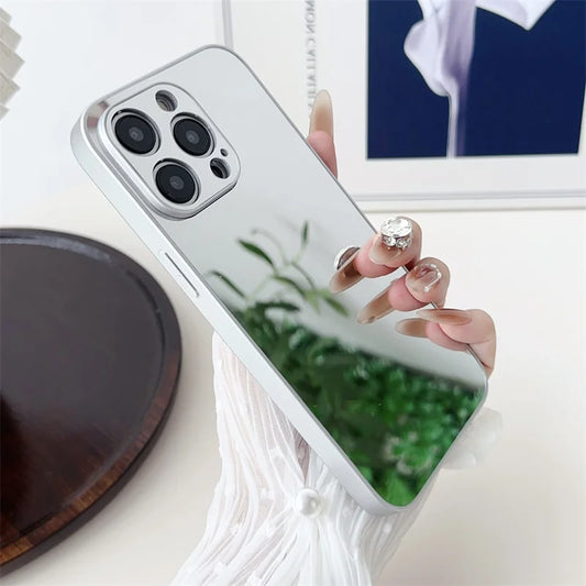 Luxury Make-up Mirror Phone Case For iPhone