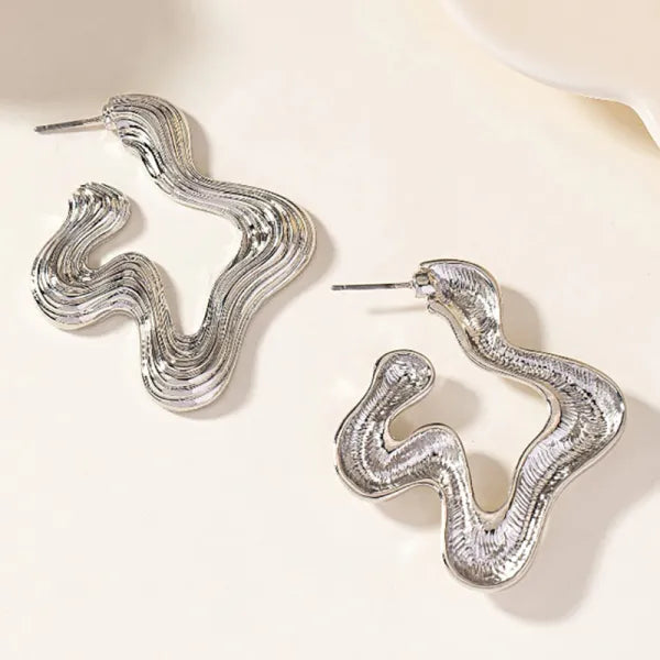 Twisted Hoop Earrings